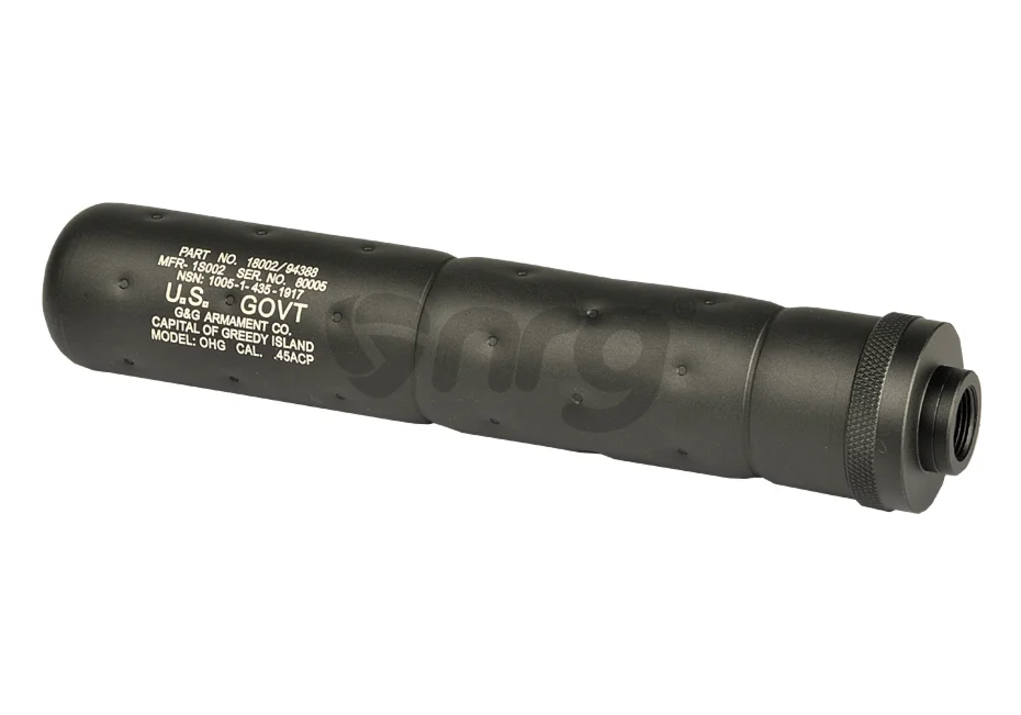 G&G amortizor SOCOM lung 190x35mm CW Negru