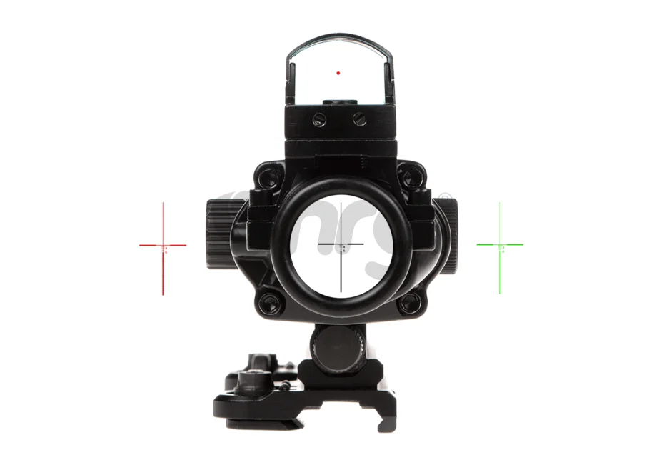 Aim-O combo combat scope ACOG 4x32IR / Reflex Sight QD Negru 3