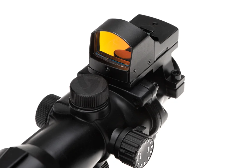 Aim-O combo combat scope ACOG 4x32IR / Reflex Sight QD Negru 2