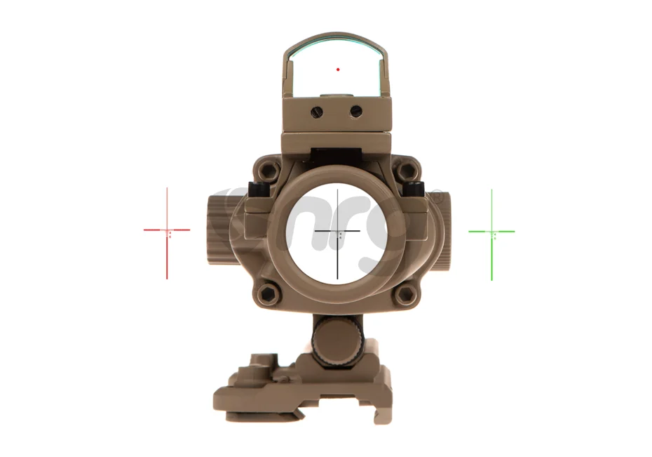 Aim-O combo combat scope ACOG 4x32IR / Reflex Sight QD Desert 3
