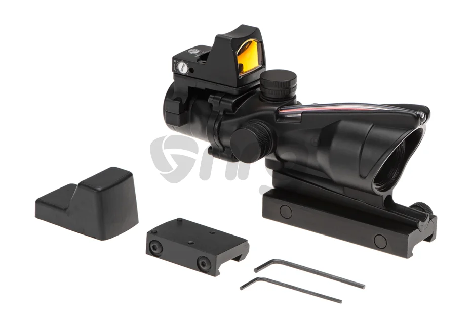 Aim-O combo combat scope ACOG 4x32C / Reflex Sight Fibra Negru 8
