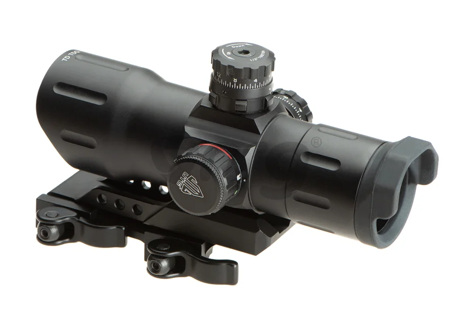 Leapers T-Dot Rosu/Verde ITA 6 Inch Negru 6