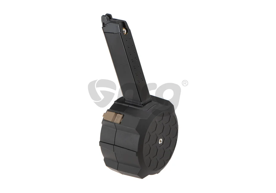 HFC incarcator drum mag G17 200 bile Negru