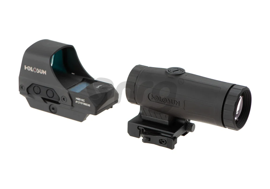 Holosun set red dot HS510C & Magnifier HM3X 12