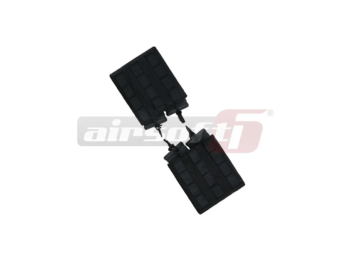 8Fields set buzunare orizontale duble M4 Negru