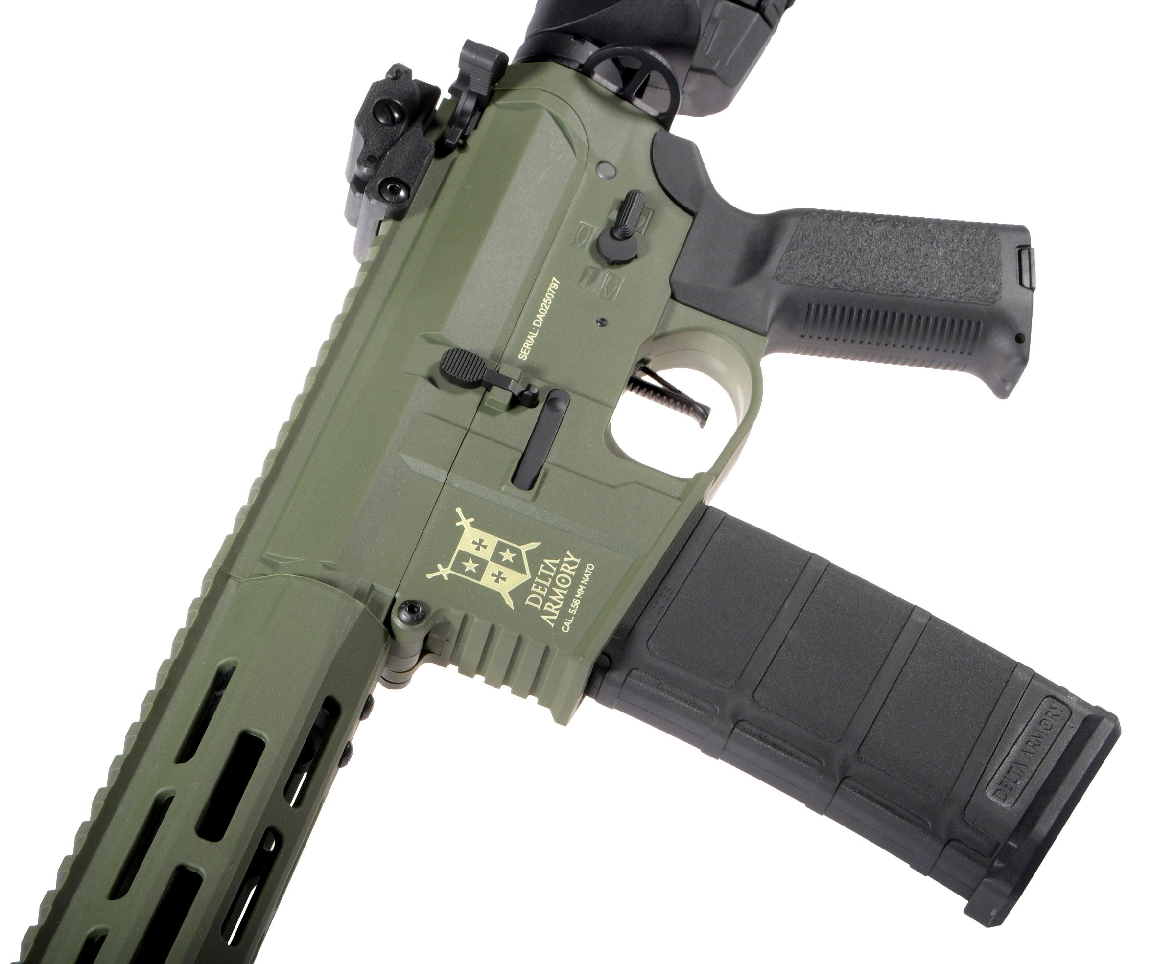 Delta Armory M4 AR15 M-LOK 10" Charlie Eagle Olive 2