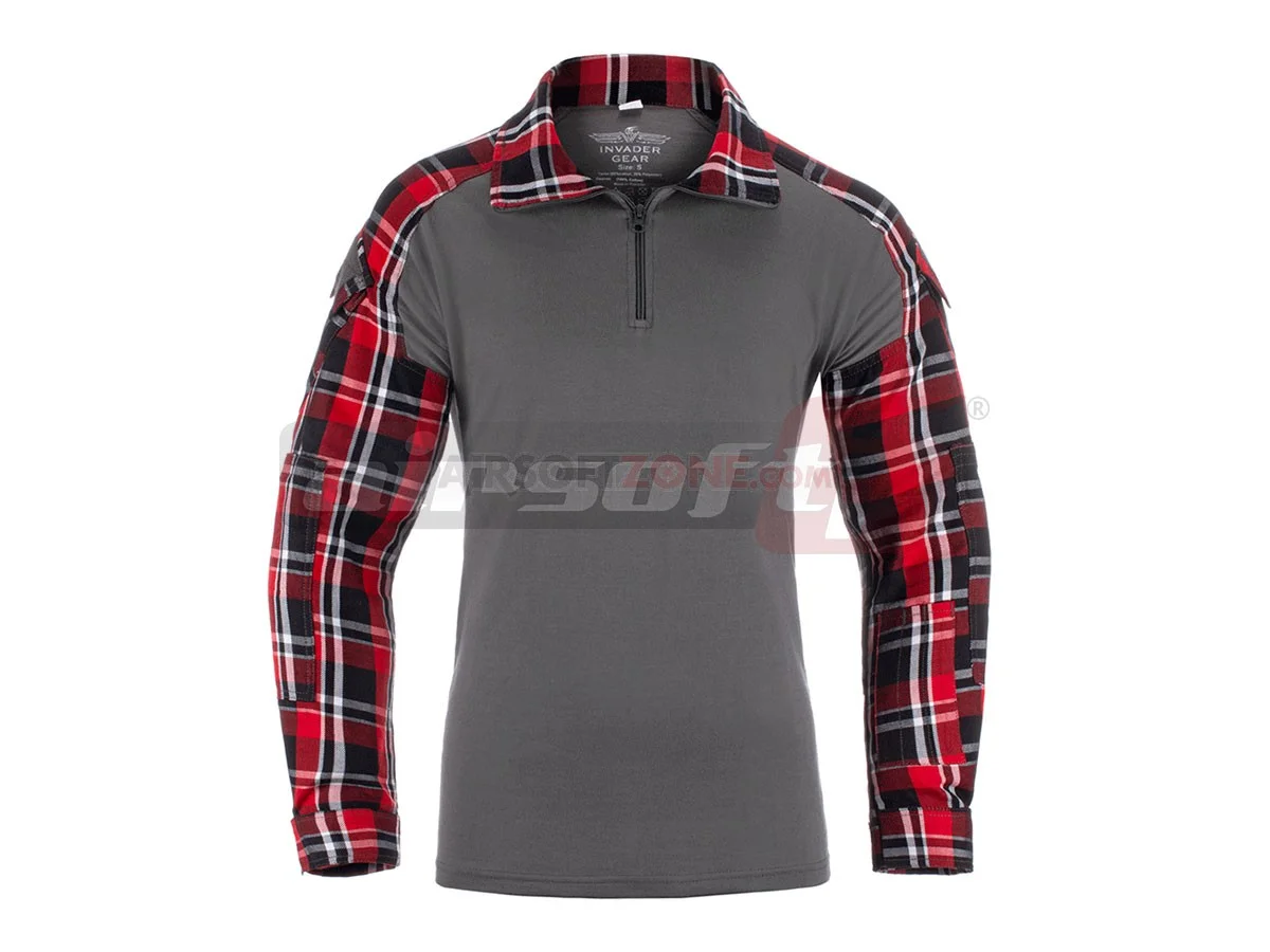 Invader Gear bluza de lupta Flanel Rosu 2