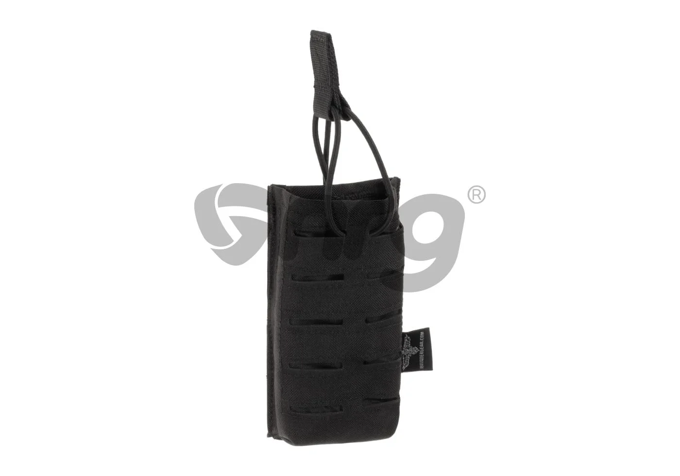 Invader Gear buzunar simplu laser cut Negru