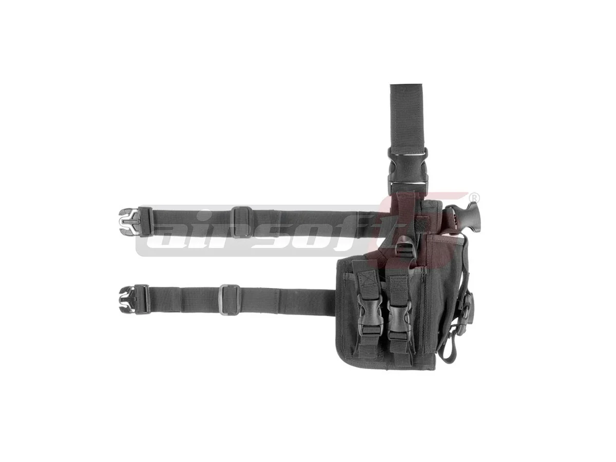 Invader Gear toc pistol pentru picior SOF Negru