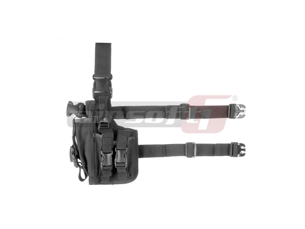 Invader Gear toc pistol pentru picior Stanga SOF Negru